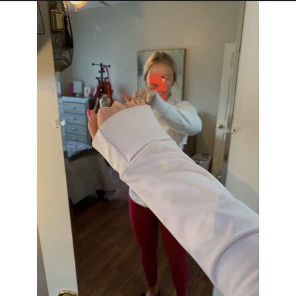 Lululemon White Define Jacket Long Sleeve - Picture 7 of 10